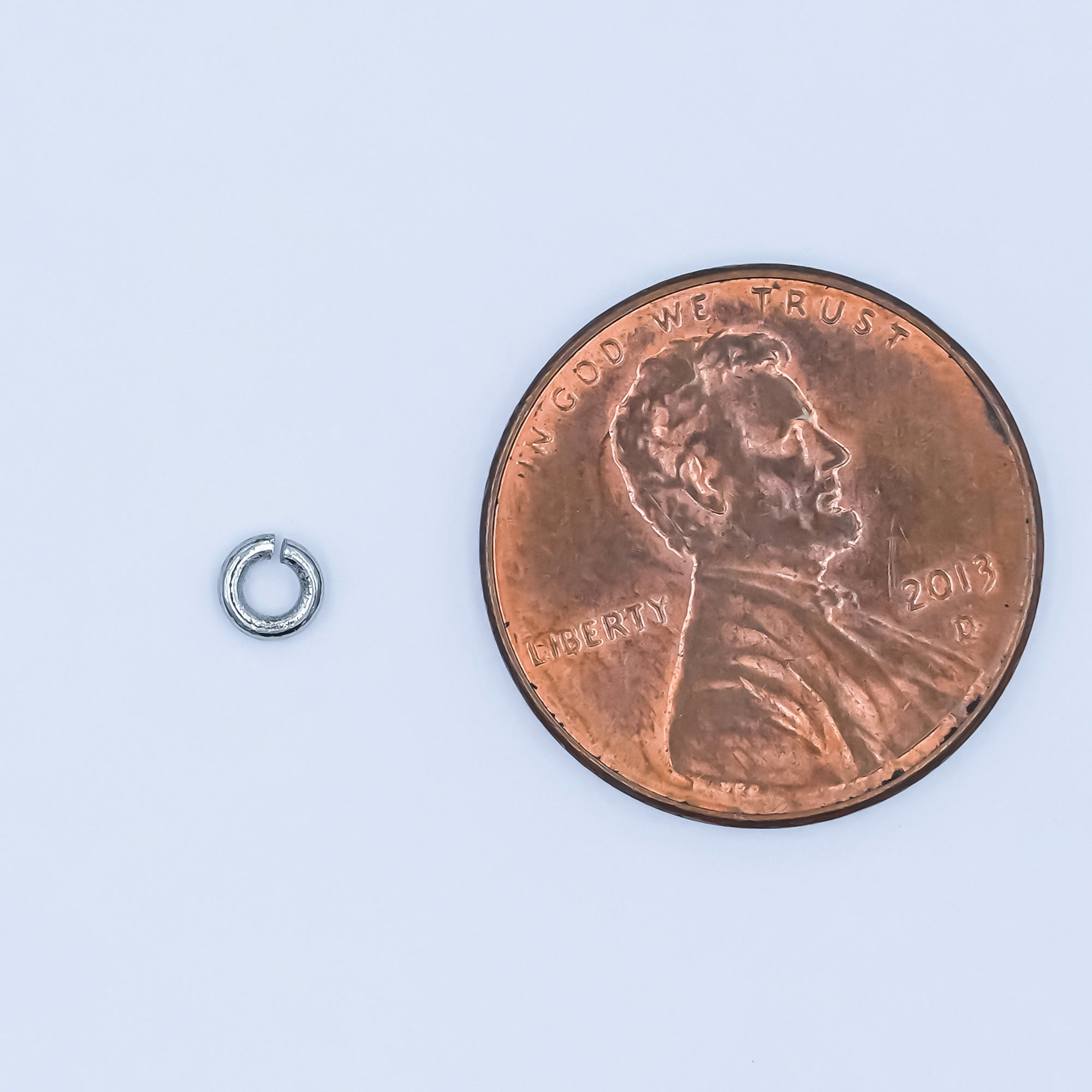 24K Gold Filled 3.5mm x 0.8mm Minimalist Jump Ring Finding Set in Gold & Silver | SP-1615