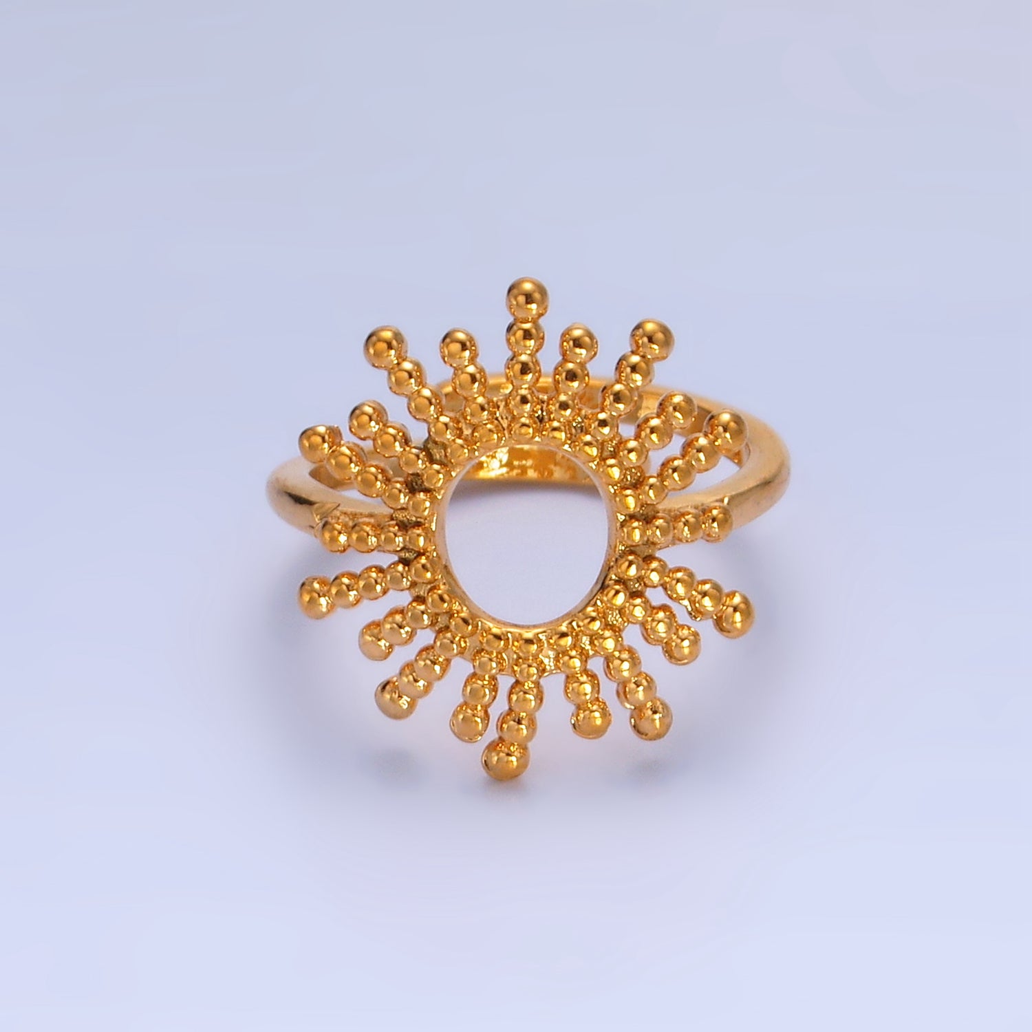 18K Gold Filled Open Celestial Bubble Ring | Rings-00273