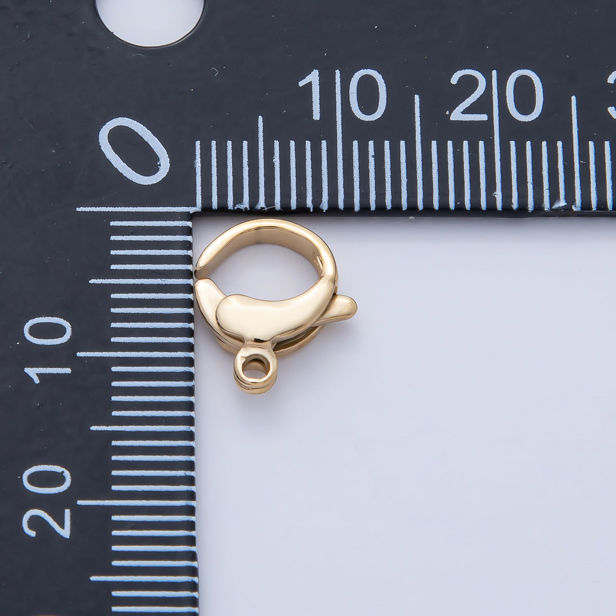 Stainless Steel 12mm Round Lobster Claw Clasps Closure Finding | Z1624