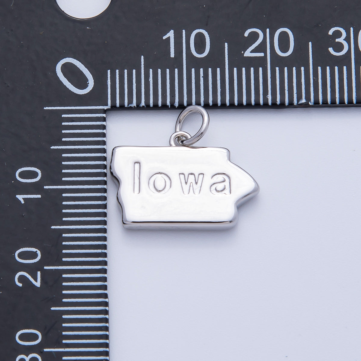 18K Gold Filled United States of America State Map Charm in Gold & Silver | AK064 - AK113