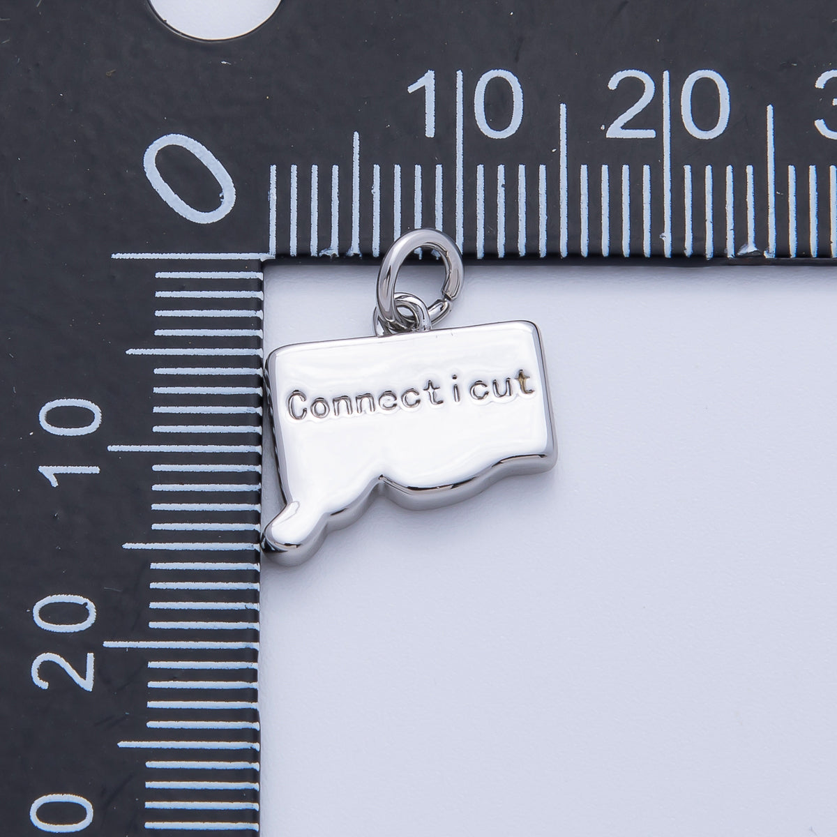 18K Gold Filled United States of America State Map Charm in Gold & Silver | AK064 - AK113