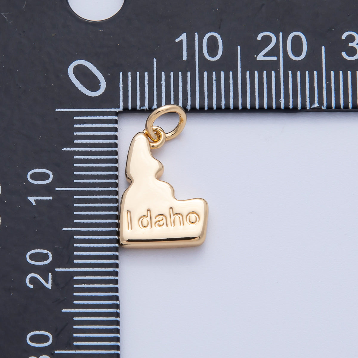 18K Gold Filled United States of America State Map Charm in Gold & Silver | AK064 - AK113