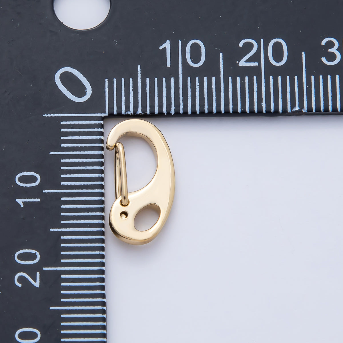 Stainless Steel 16mm, 21mm, 28mm, 32.5mm Push Gate Oblong Minimalist Finding | Z1633 - Z1636