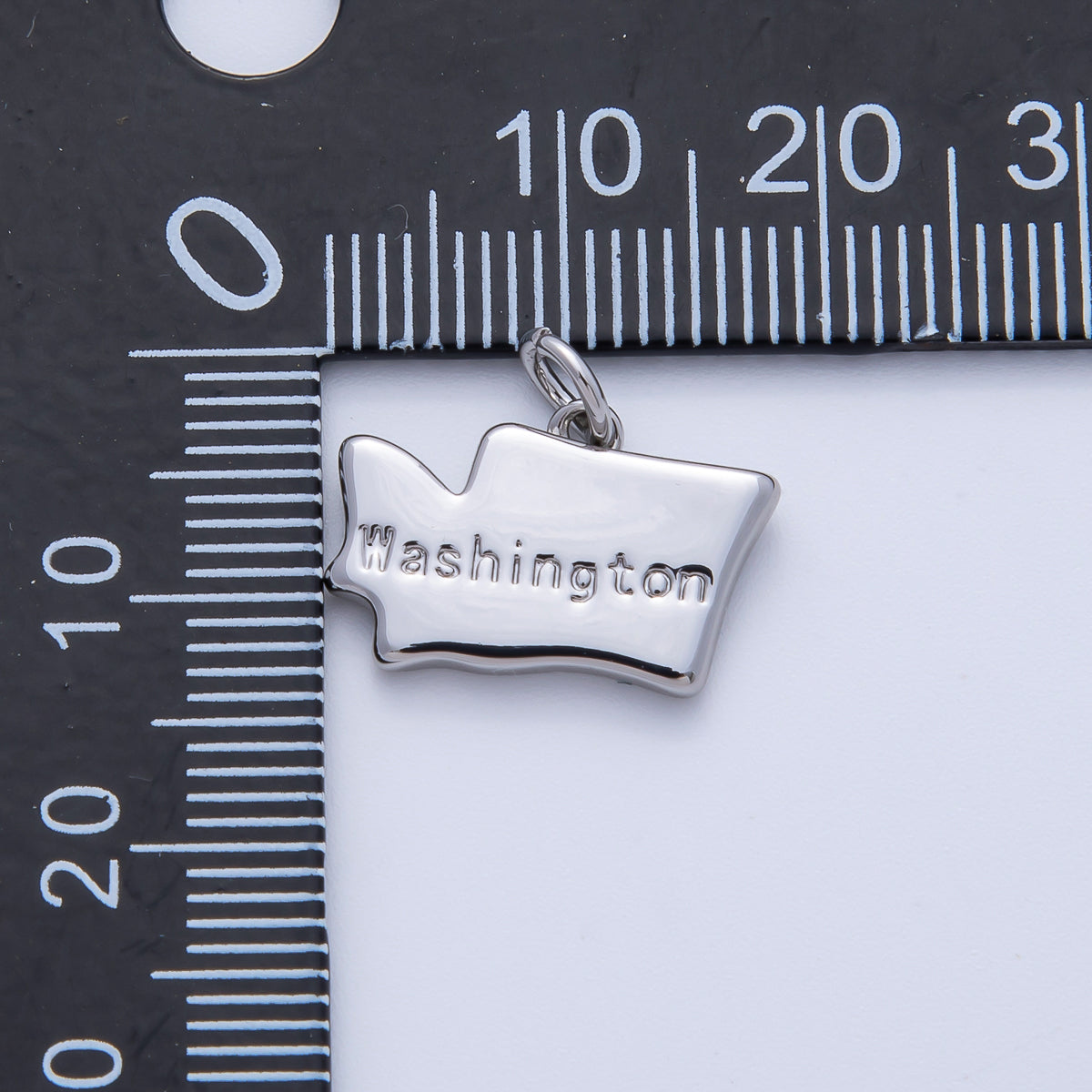 18K Gold Filled United States of America State Map Charm in Gold & Silver | AK064 - AK113