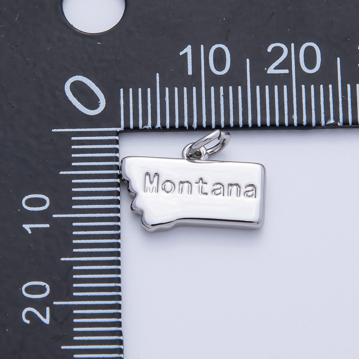 18K Gold Filled United States of America State Map Charm in Gold & Silver | AK064 - AK113