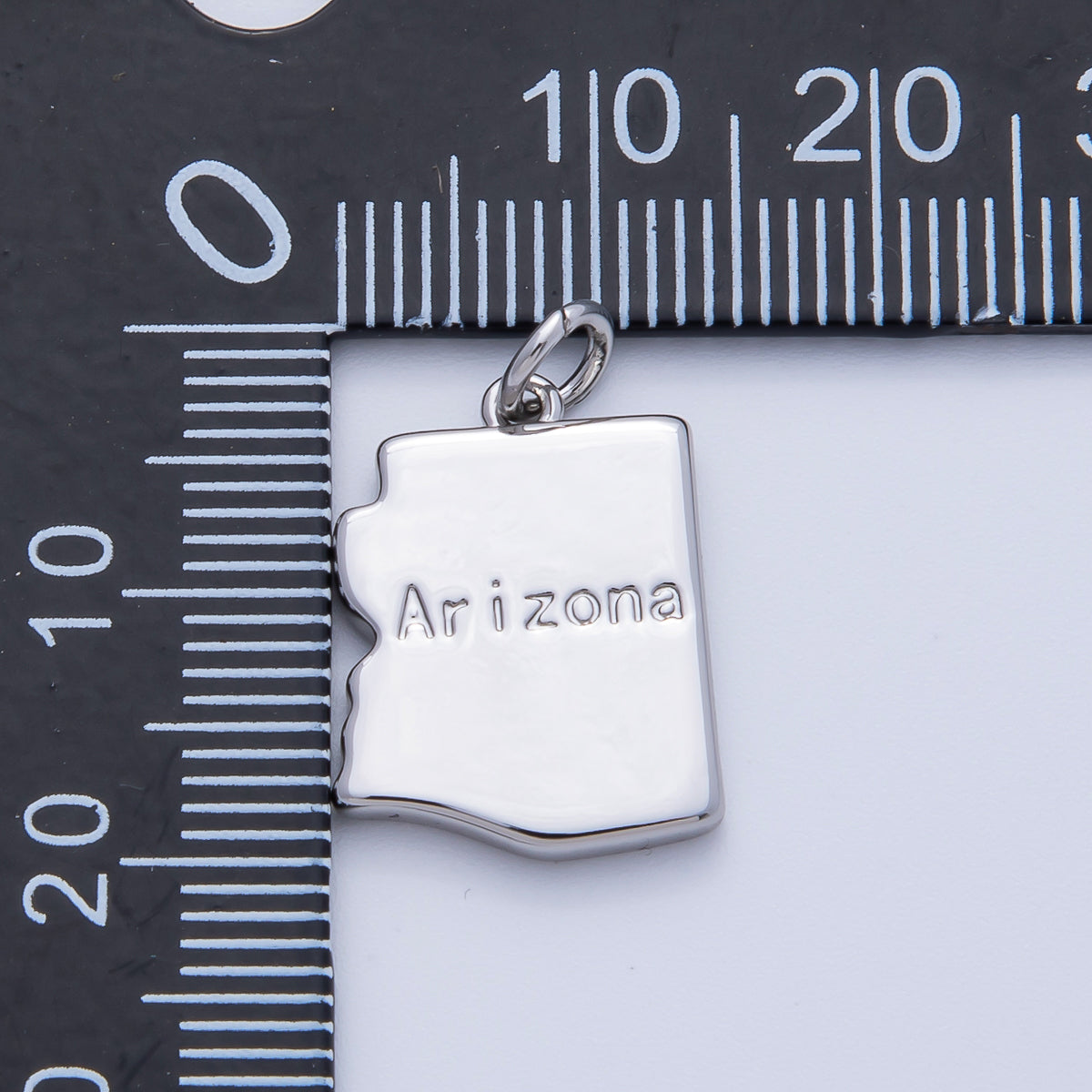 18K Gold Filled United States of America State Map Charm in Gold & Silver | AK064 - AK113