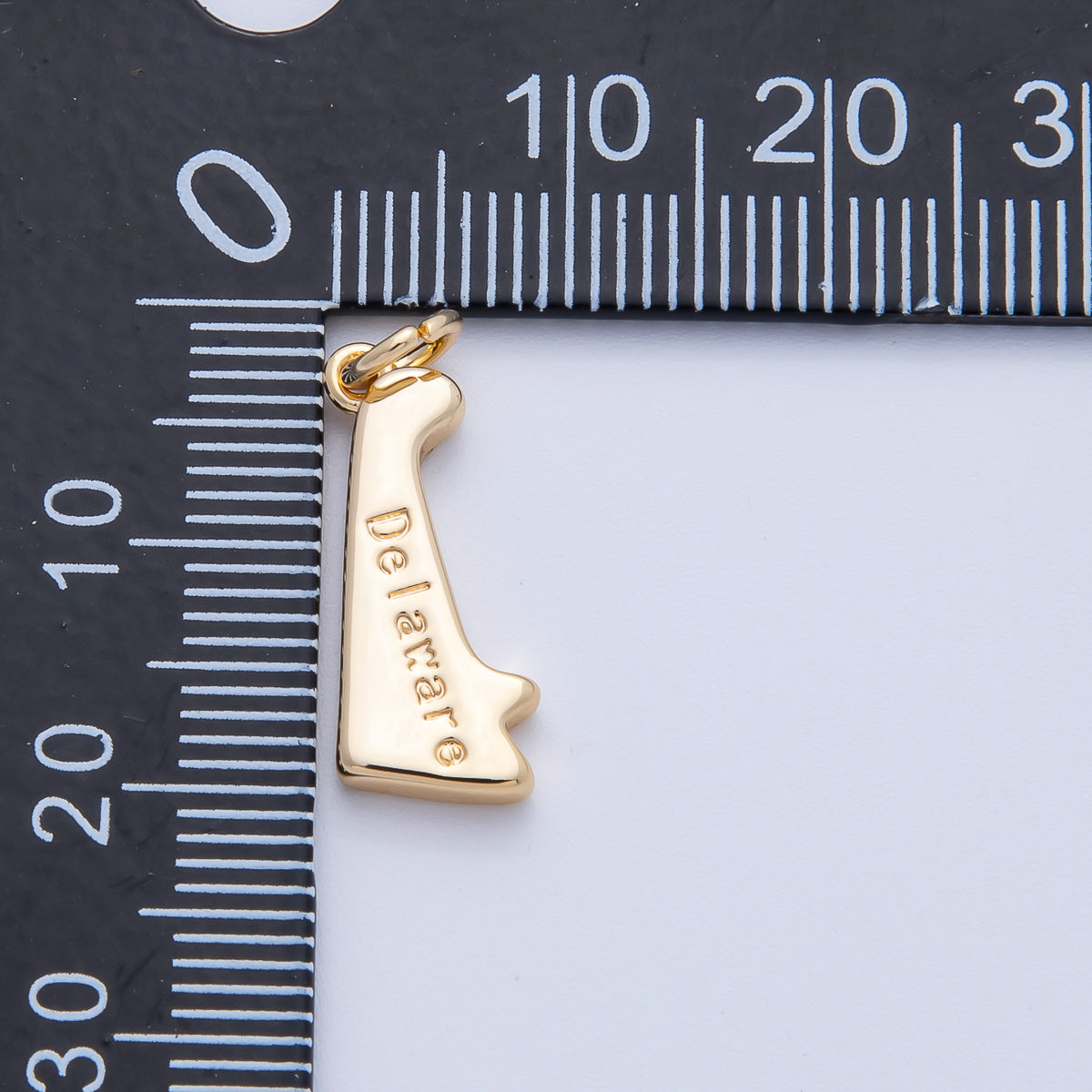 18K Gold Filled United States of America State Map Charm in Gold & Silver | AK064 - AK113