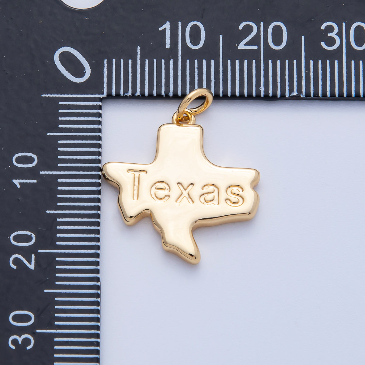 18K Gold Filled United States of America State Map Charm in Gold & Silver | AK064 - AK113