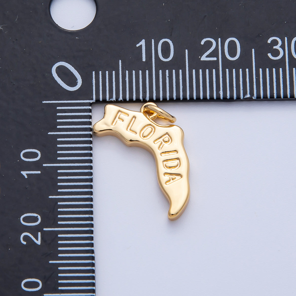 18K Gold Filled United States of America State Map Charm in Gold & Silver | AK064 - AK113