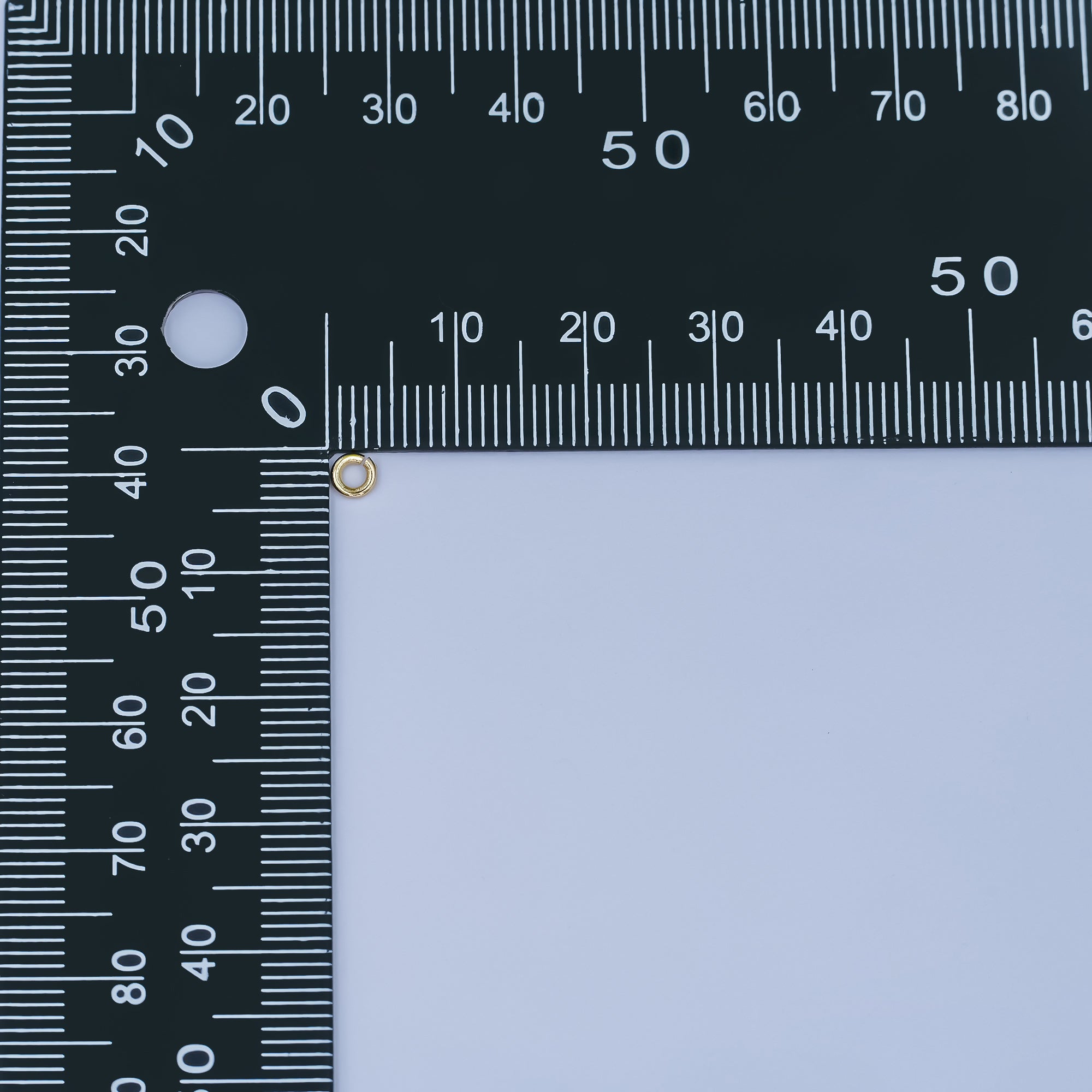 24K Gold Filled 3.5mm x 0.8mm Minimalist Jump Ring Finding Set in Gold & Silver | SP-1615