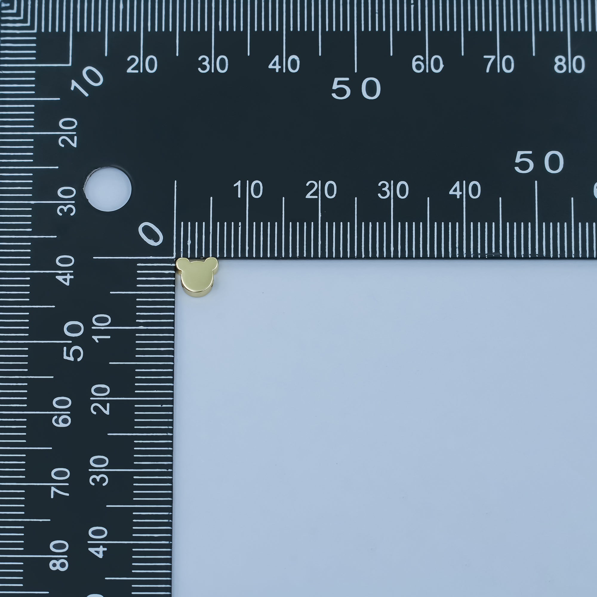 24K Gold Filled 5mm Minimalist Mouse Mini Bead by 20 Pieces | B079