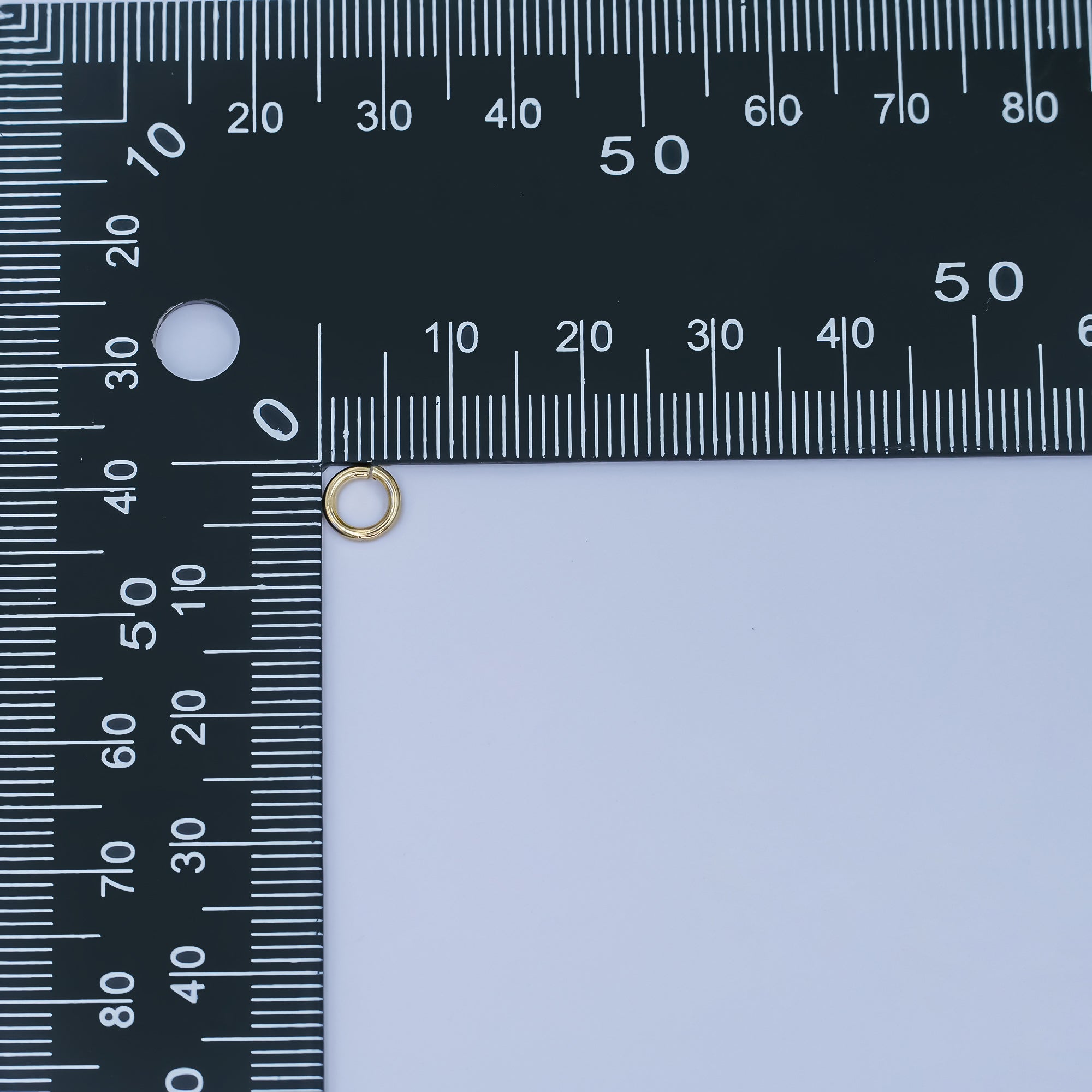 24K Gold Filled 6mm x 1mm ( 19 Gauge ) Minimalist Jump Ring Finding Set | SP-1624