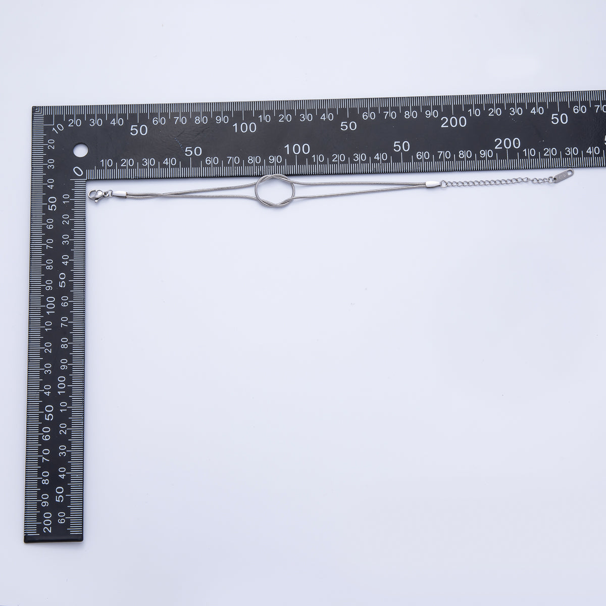 Stainless Steel 1.2mm Knot Snake Chain 7 Inch Bracelet in Gold & Silver | WA-3993 WA-3994