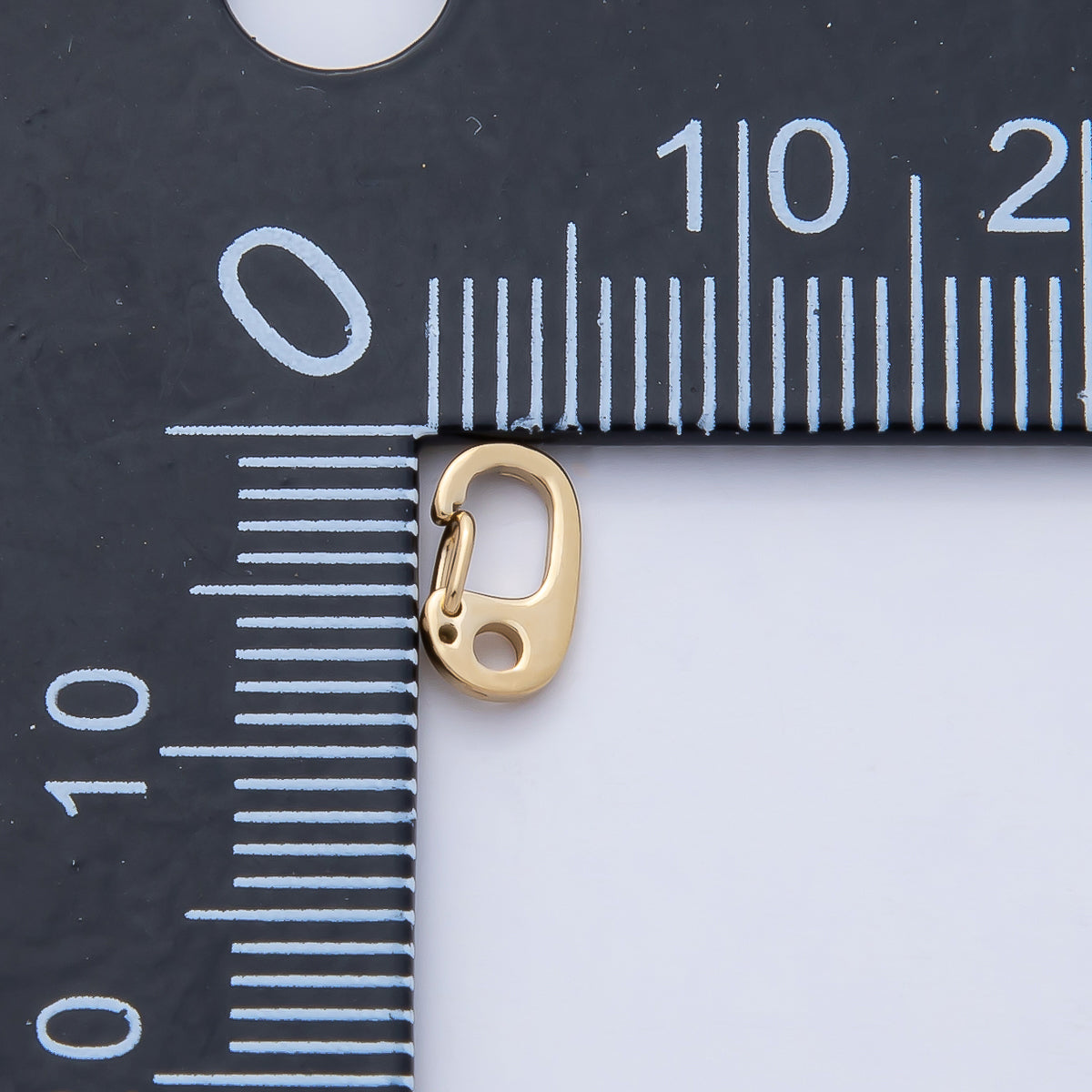 Stainless Steel 7.7mm Push Gate Oblong Minimalist Finding | Z1621