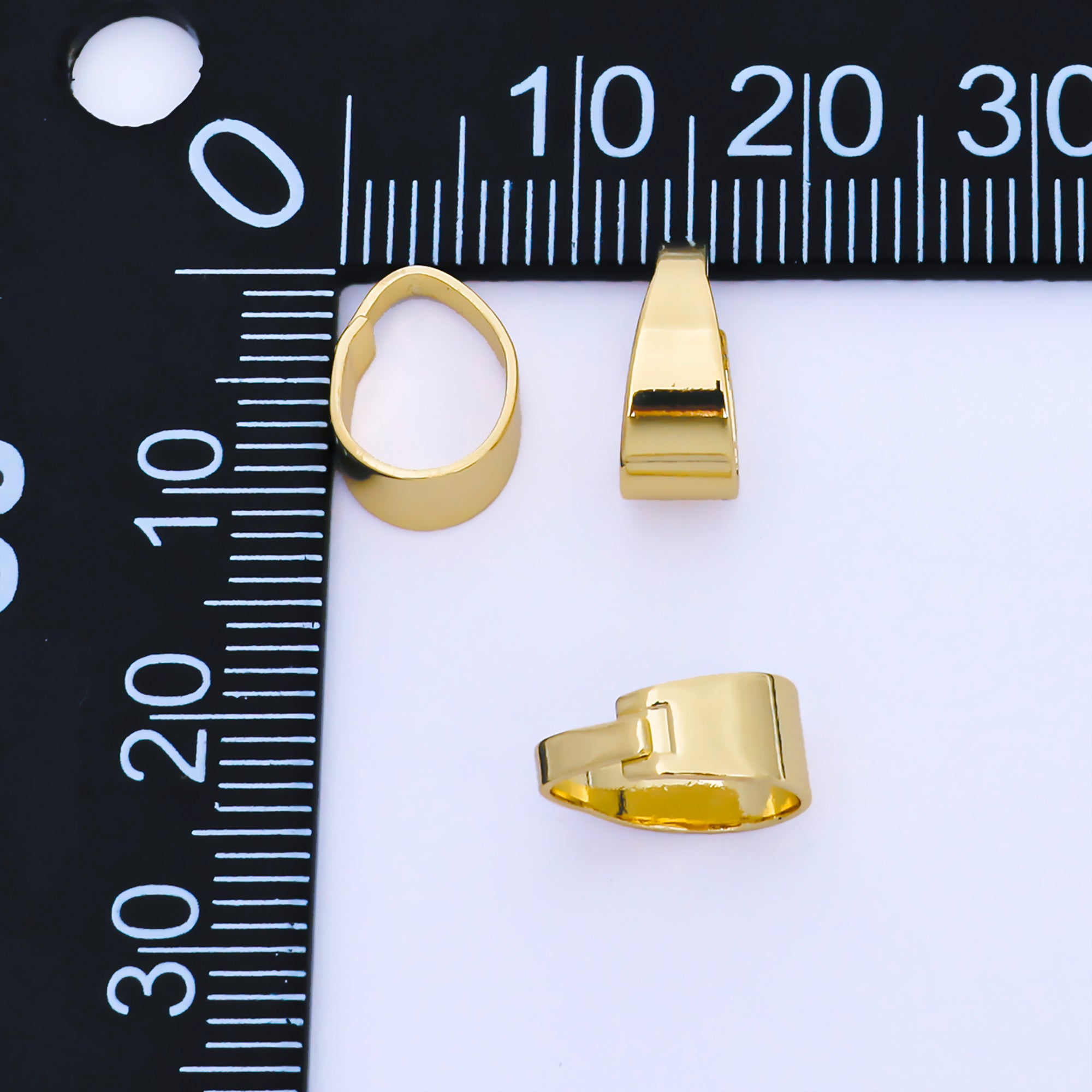 10x Big Bail for Charm Pendant Supply 11.3 x 8.3 mm Finding | Z1502