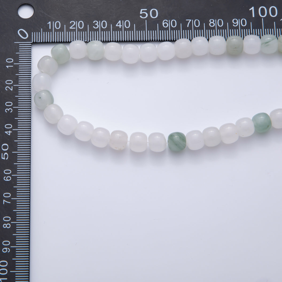 Green Jade Natural Gemstone 6mm x 5mm Rondelle Beads Strand Finding | WA-A3538
