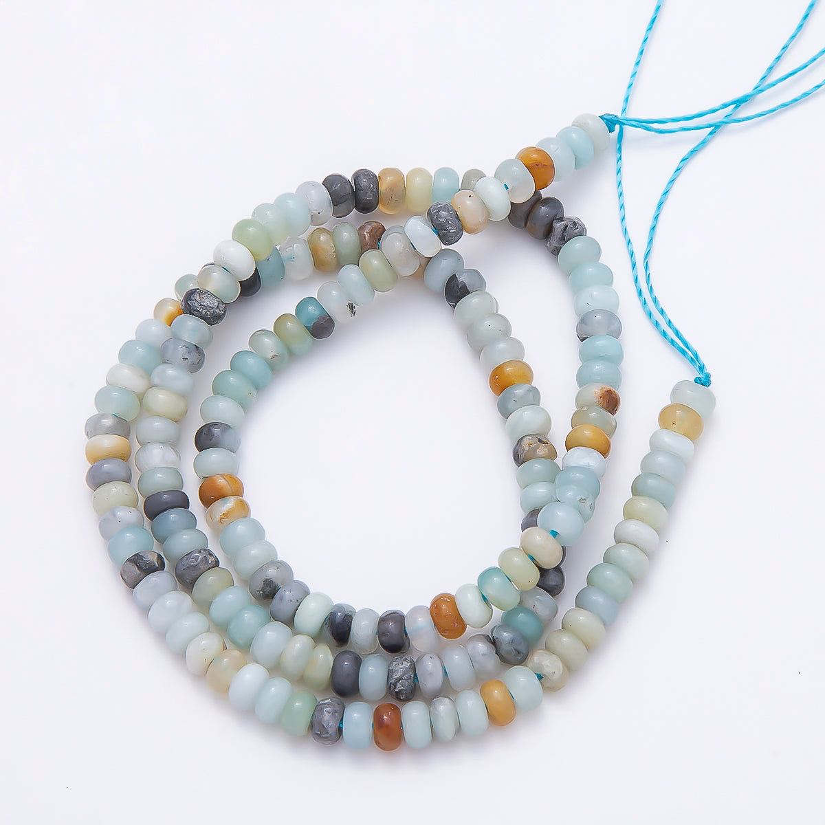 4mm Mini Rondelle Natural Gemstone Bead Strand Finding | WA-00043