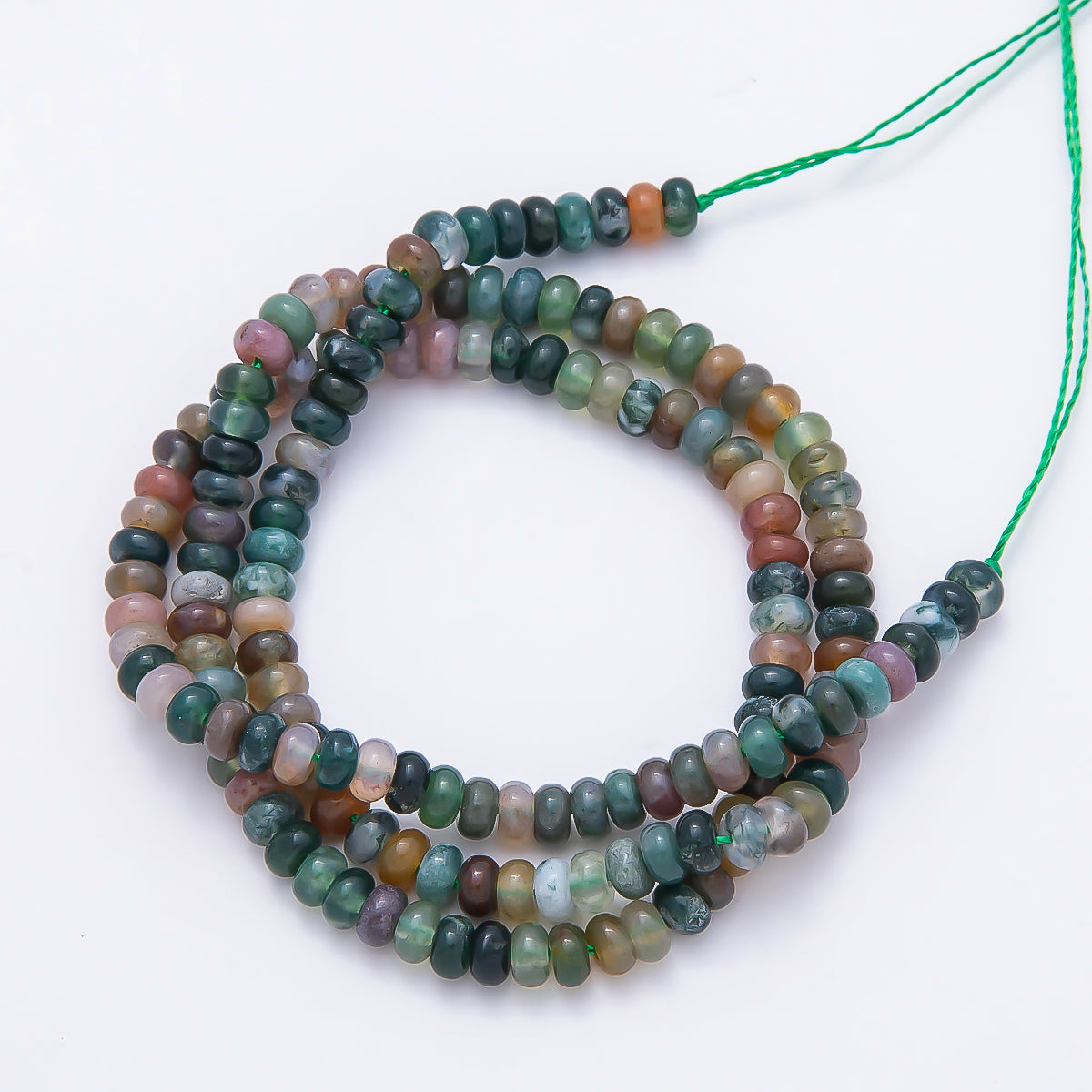 4mm Mini Rondelle Natural Gemstone Bead Strand Finding | WA-00043