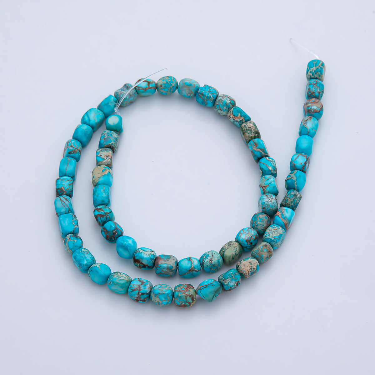 5mm Turquoise Natural Gemstone Nugget Bead Strand Finding | WA-3840 ~ WA-3849