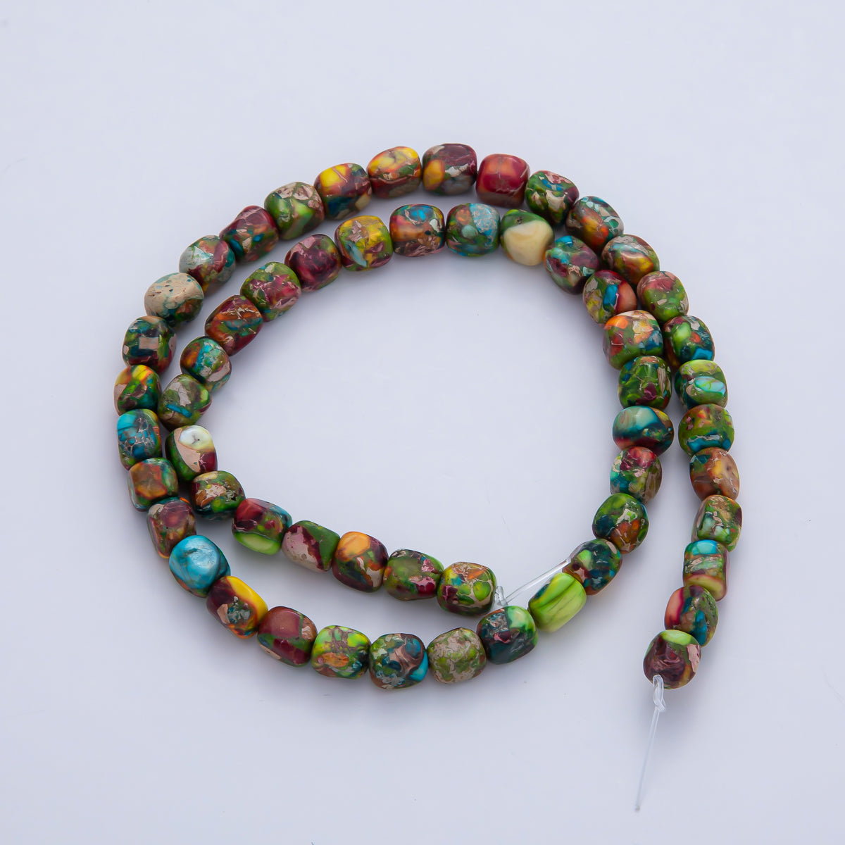 5mm Turquoise Natural Gemstone Nugget Bead Strand Finding | WA-3840 ~ WA-3849