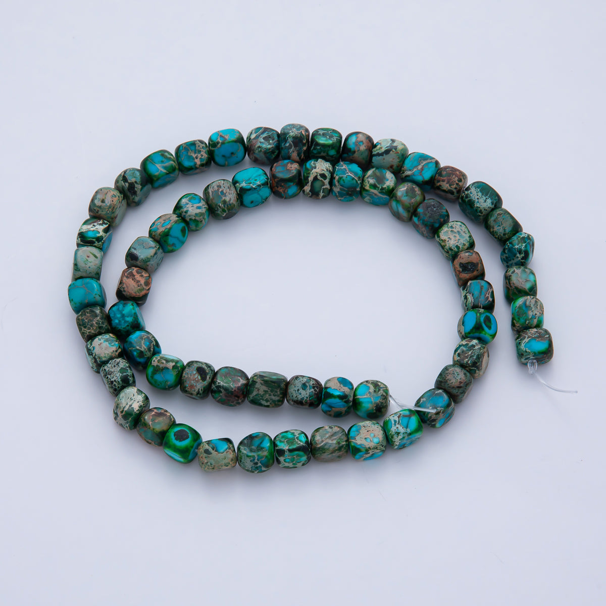 5mm Turquoise Natural Gemstone Nugget Bead Strand Finding | WA-3840 ~ WA-3849
