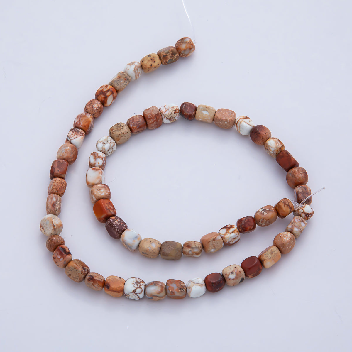 5mm Turquoise Natural Gemstone Nugget Bead Strand Finding | WA-3840 ~ WA-3849