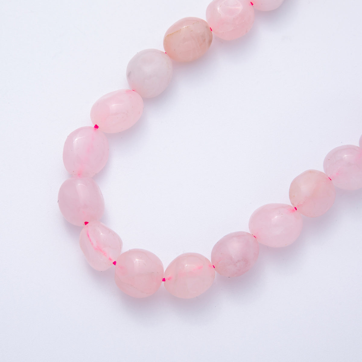 12.5mm Natural Gemstone Pebble Bead Strand Finding | WA-3863 ~ WA-3877