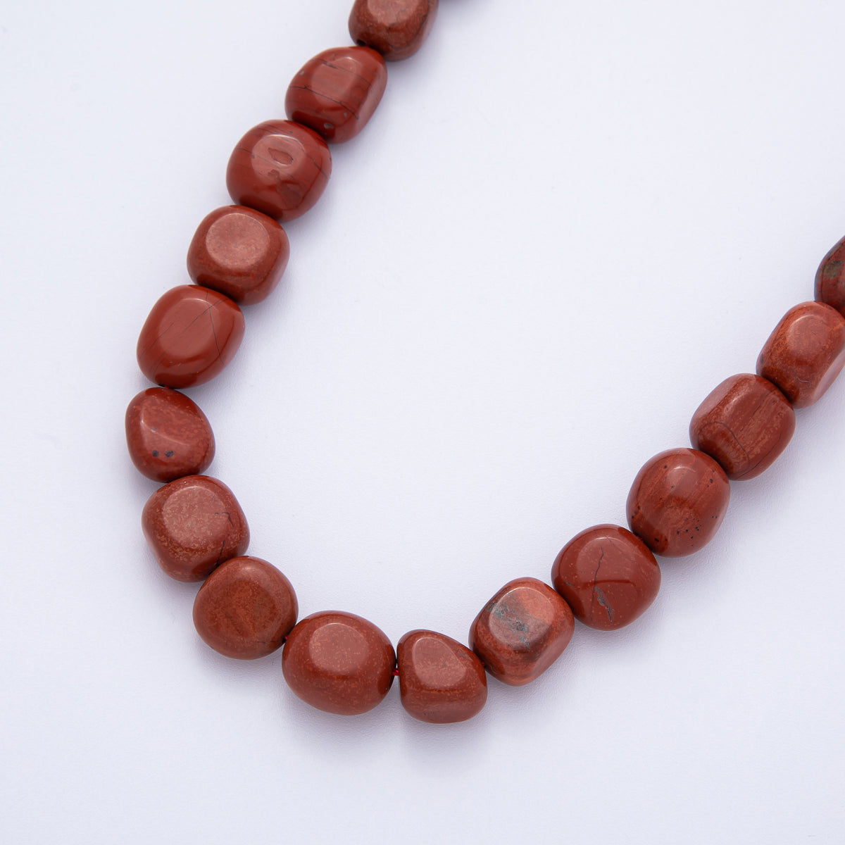 12.5mm Natural Gemstone Pebble Bead Strand Finding | WA-3863 ~ WA-3877