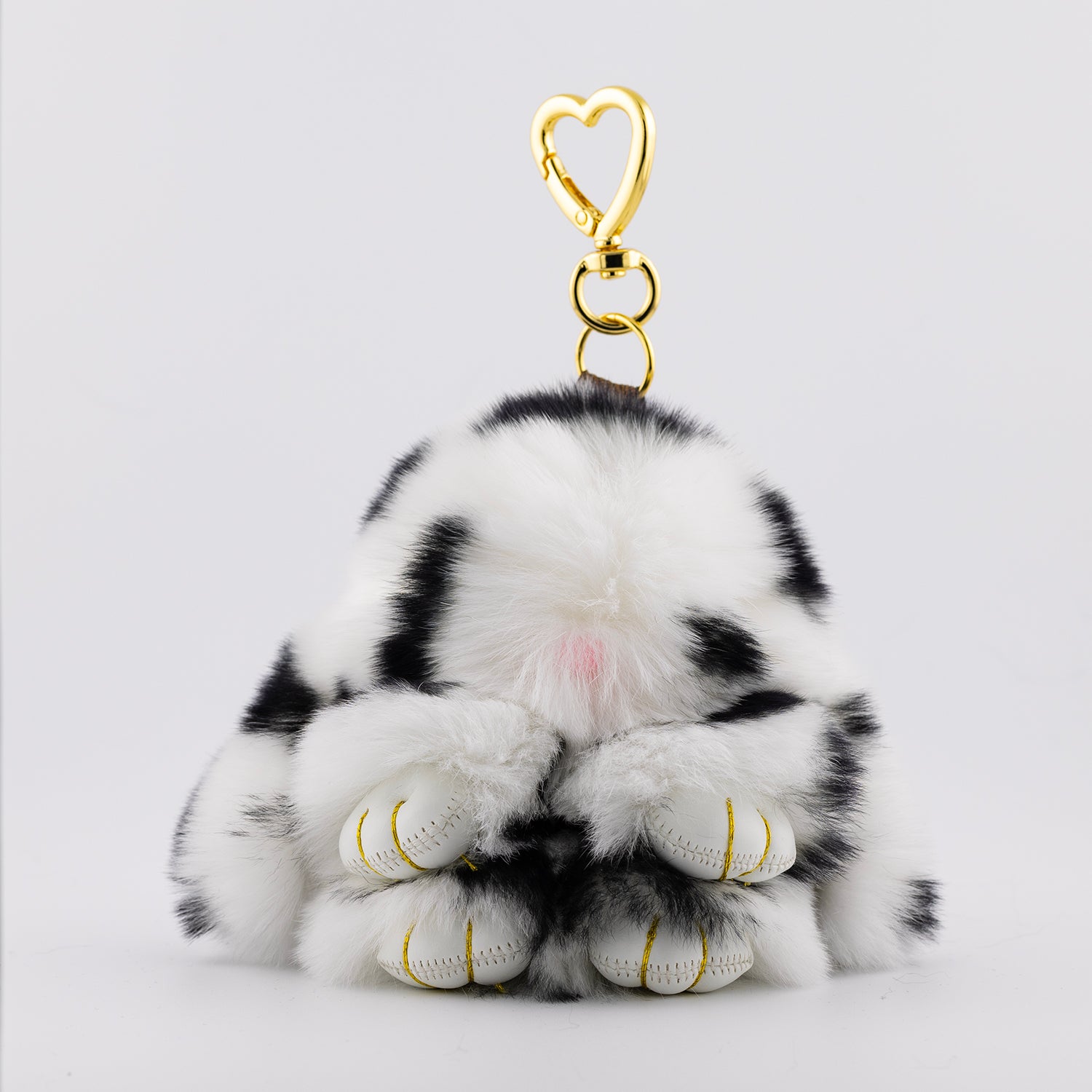 4.5 Inches x 3.5 Inches Fluffy Bunny Keychain Accessories | WB-00290 ~ WB-00295
