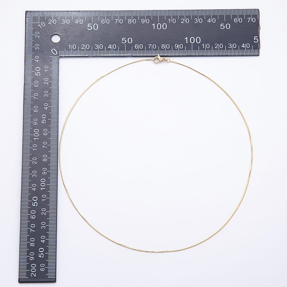 Stainless Steel 1mm Minimalist Snake Chain 18 Inch Necklace | WA-01511