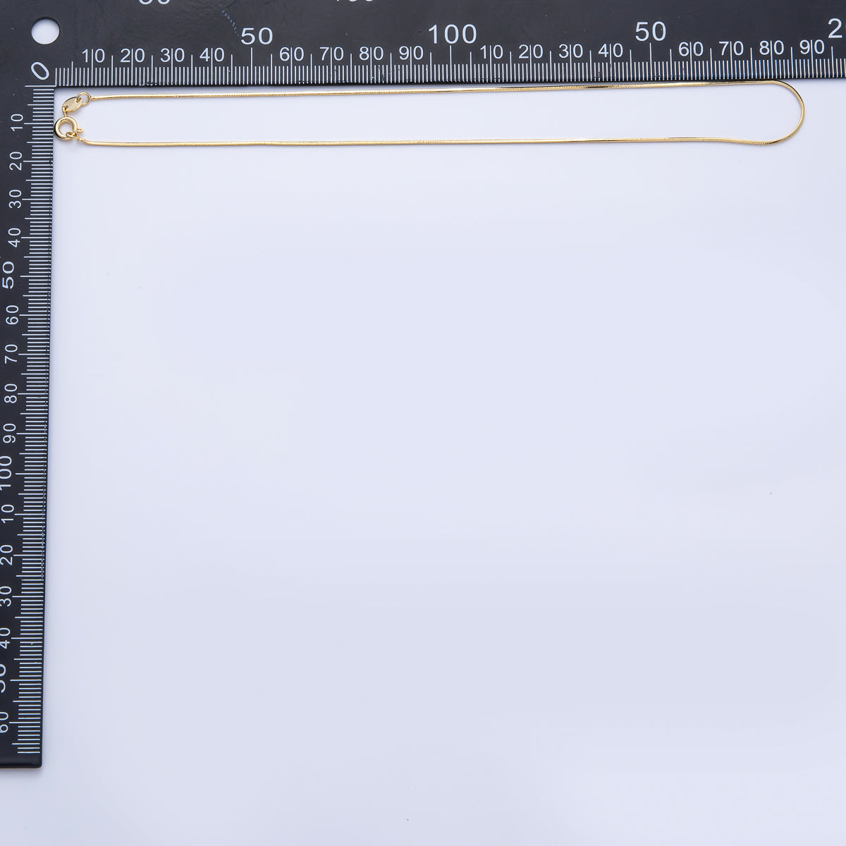 18K Gold Filled 1mm Minimalist Snake Chain 15.16 Inch Choker Necklace | WA-3992