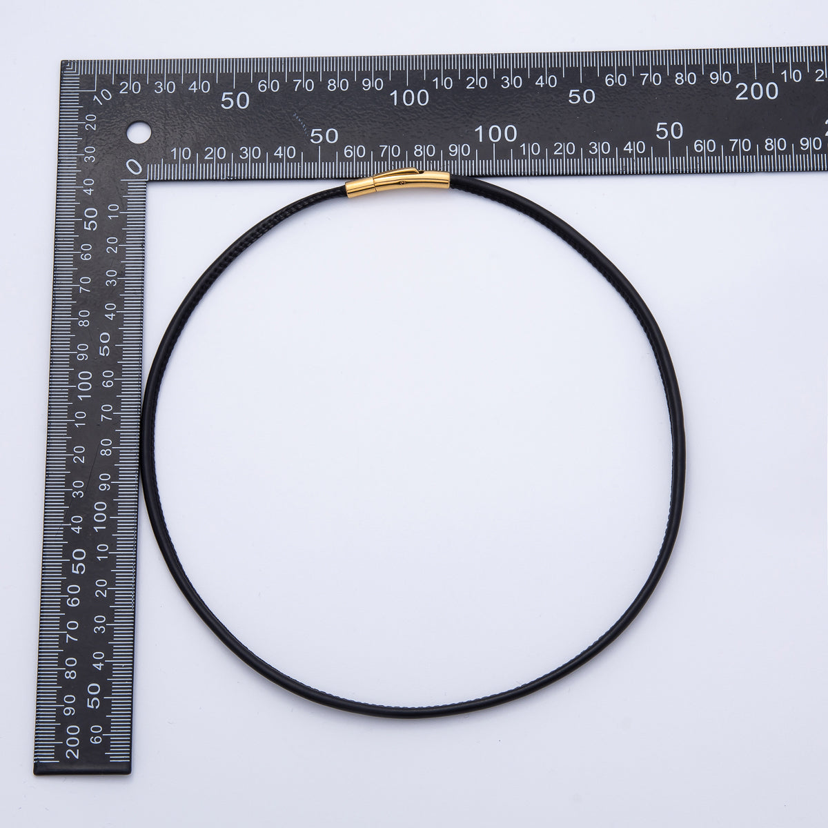 18K Gold Filled 4mm Black, Brown, Red, Blue Fall Faux Leather Cord 19 Inch Necklace | WA-3853 ~ WA-3856