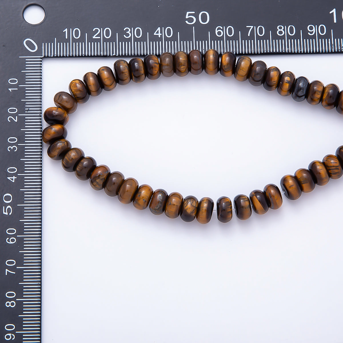 8mm Brown Tiger Eye, Grey Labradorite Rondelle Natural Gemstone Bead Strand Finding | WA-01441 WA-01460