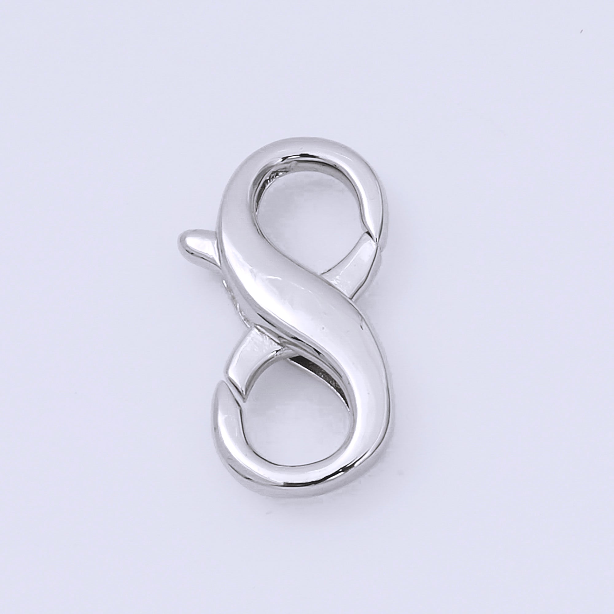 14K Gold Filled 18mm Double Opening Infinity Lobster Clasp Closure Finding in Gold & Silver | Z1339