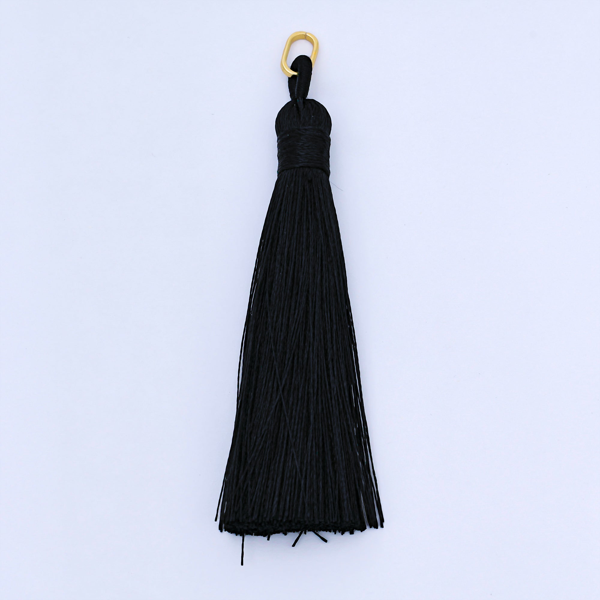 83mm Black Tassel Bail Drop Keychain Accessories | Z1494 - Z1496