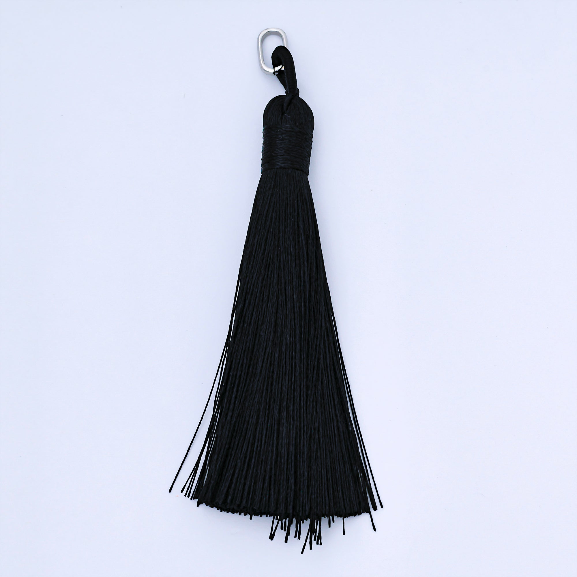 83mm Black Tassel Bail Drop Keychain Accessories | Z1494 - Z1496