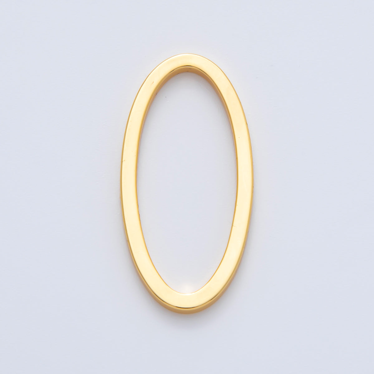 18K Gold Filled 28mm Minimalist Oval Link Finding | Z1604