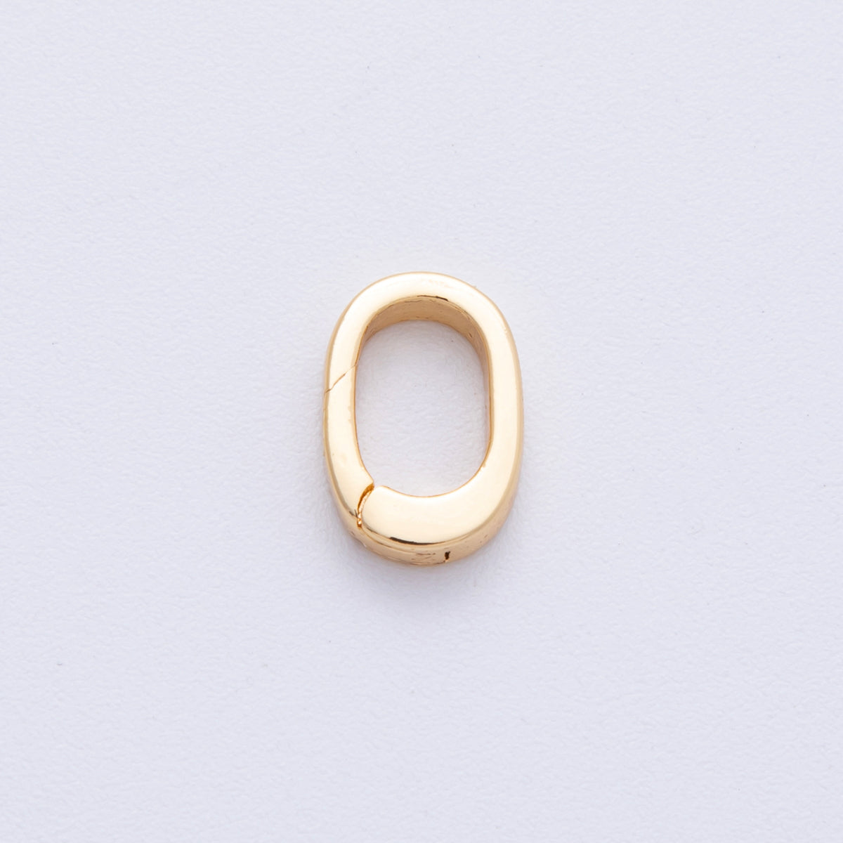 18K Gold Filled 11.5mm Push Gate Oblong Minimalist Finding | Z1674