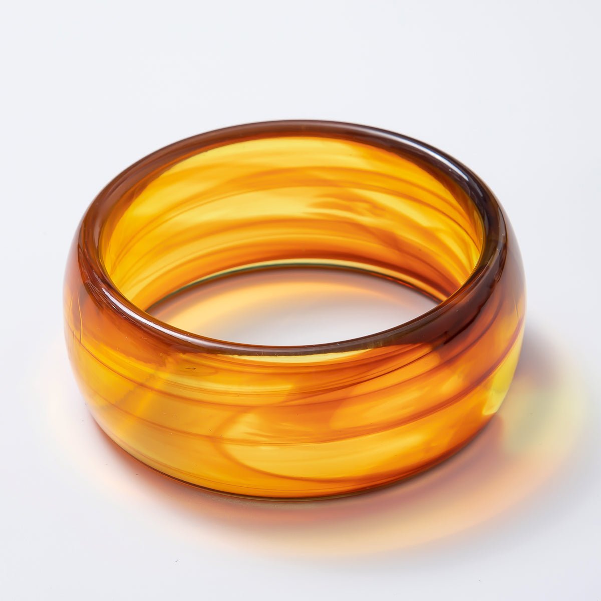 Acrylic Resin Wide Bangle Statement Bracelet | WA - 03428 ~ WA - 03442 - DLUXCA