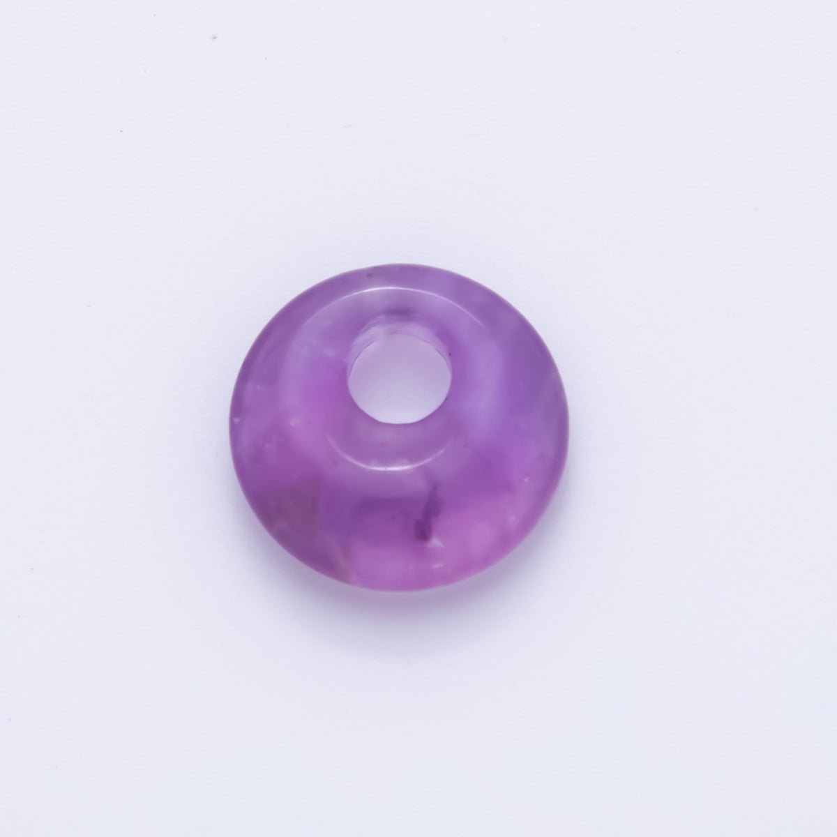 Amethyst, Carnelian, Quartz Donut Rondelle Stone Spacer Beads | ZA1222 - ZA1226 - DLUXCA