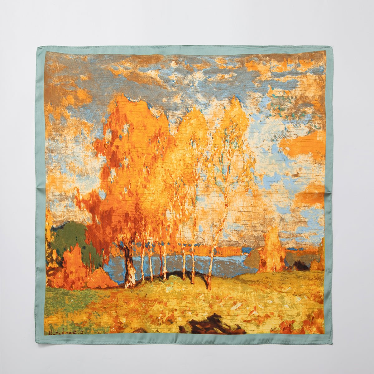 Artsy Design Scarf – 55x55cm for Summer Scarf Necklace Making, Hair, Bag Accessories WA3256 - DLUXCA