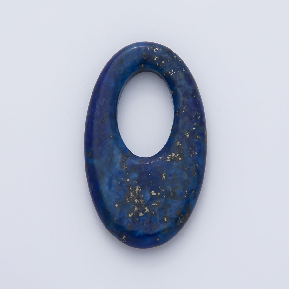 Bloodstone, Amazon, Amethyst Natural Gemstone 35mm Oblong Oval Finding | Z1441 ~ Z1446 - DLUXCA