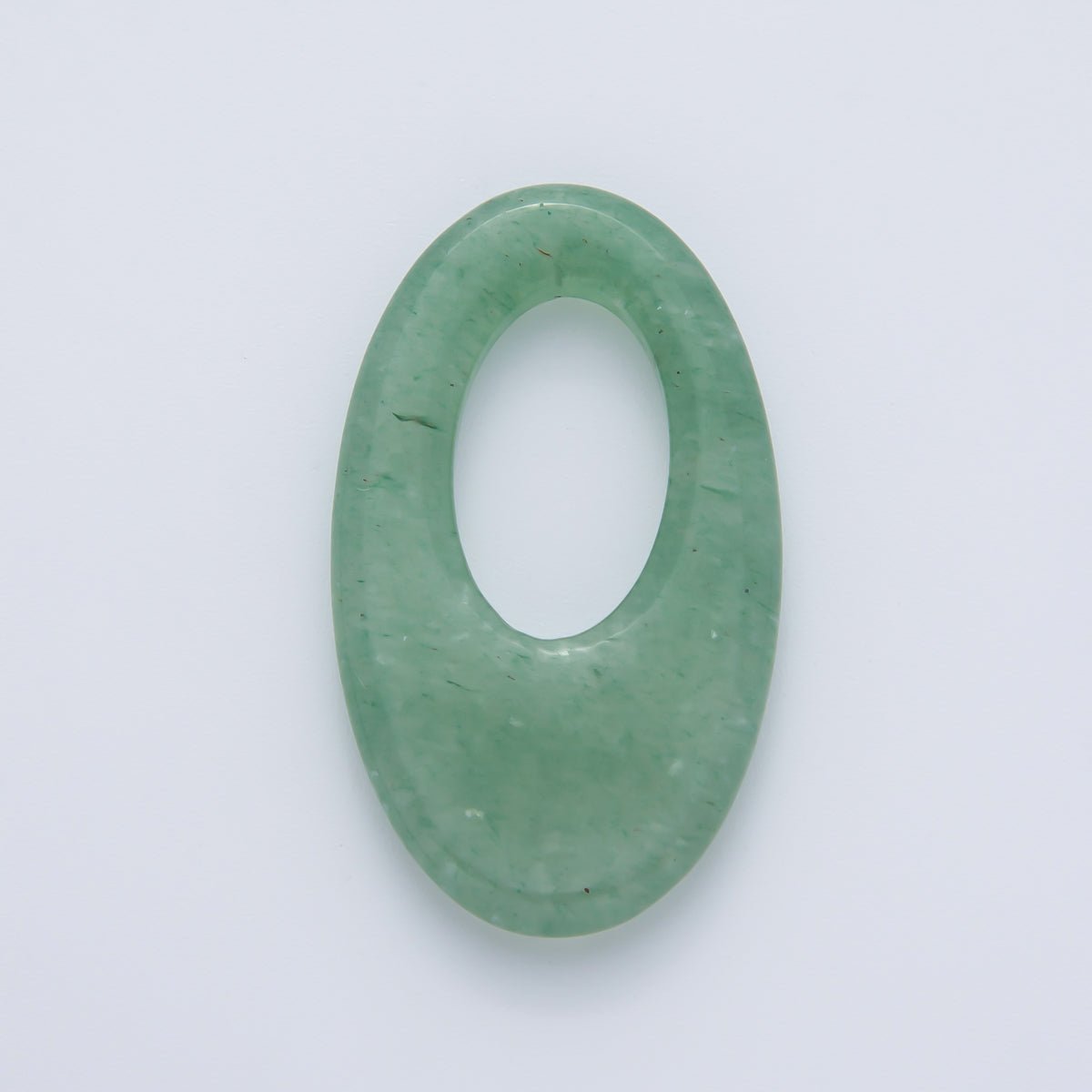 Bloodstone, Amazon, Amethyst Natural Gemstone 35mm Oblong Oval Finding | Z1441 ~ Z1446 - DLUXCA