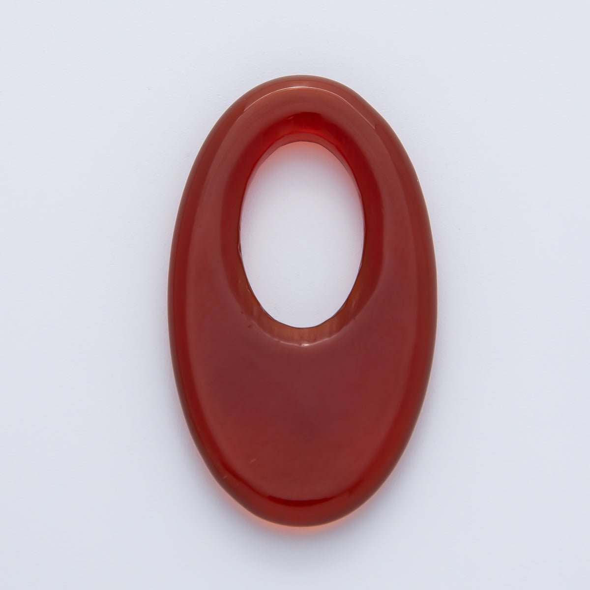 Bloodstone, Amazon, Amethyst Natural Gemstone 35mm Oblong Oval Finding | Z1441 ~ Z1446 - DLUXCA