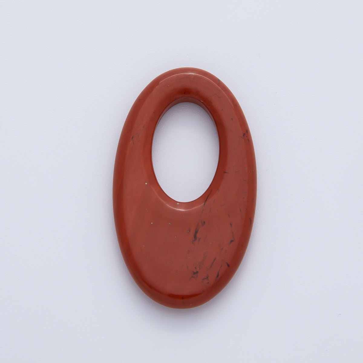 Bloodstone, Amazon, Amethyst Natural Gemstone 35mm Oblong Oval Finding | Z1441 ~ Z1446 - DLUXCA