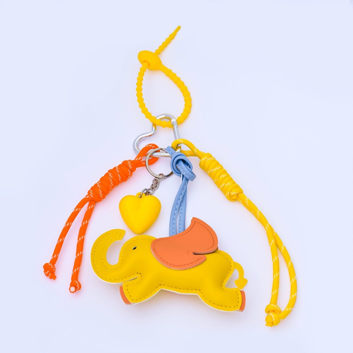 Colorful Cute Animal Charm Keychain for Backpack Purse Handbag Accessories | WB - 00200 - DLUXCA