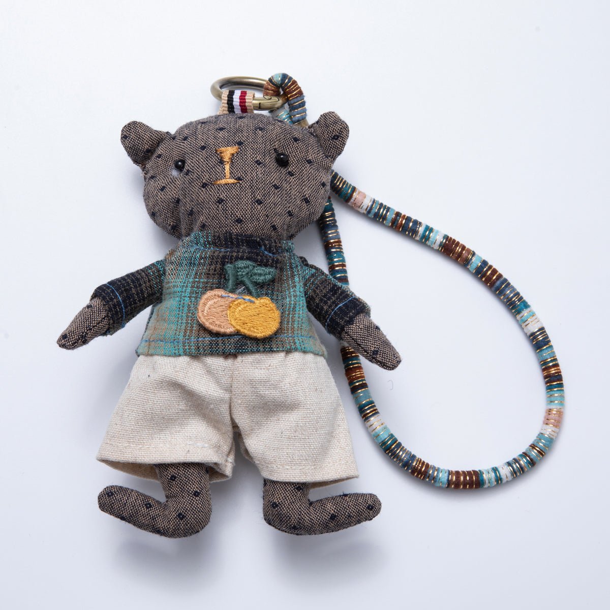 Cute Rag Doll Best Friend Bear Boy Girl Bag Charm Backpack Accessory Keychain WB - 00061 - DLUXCA