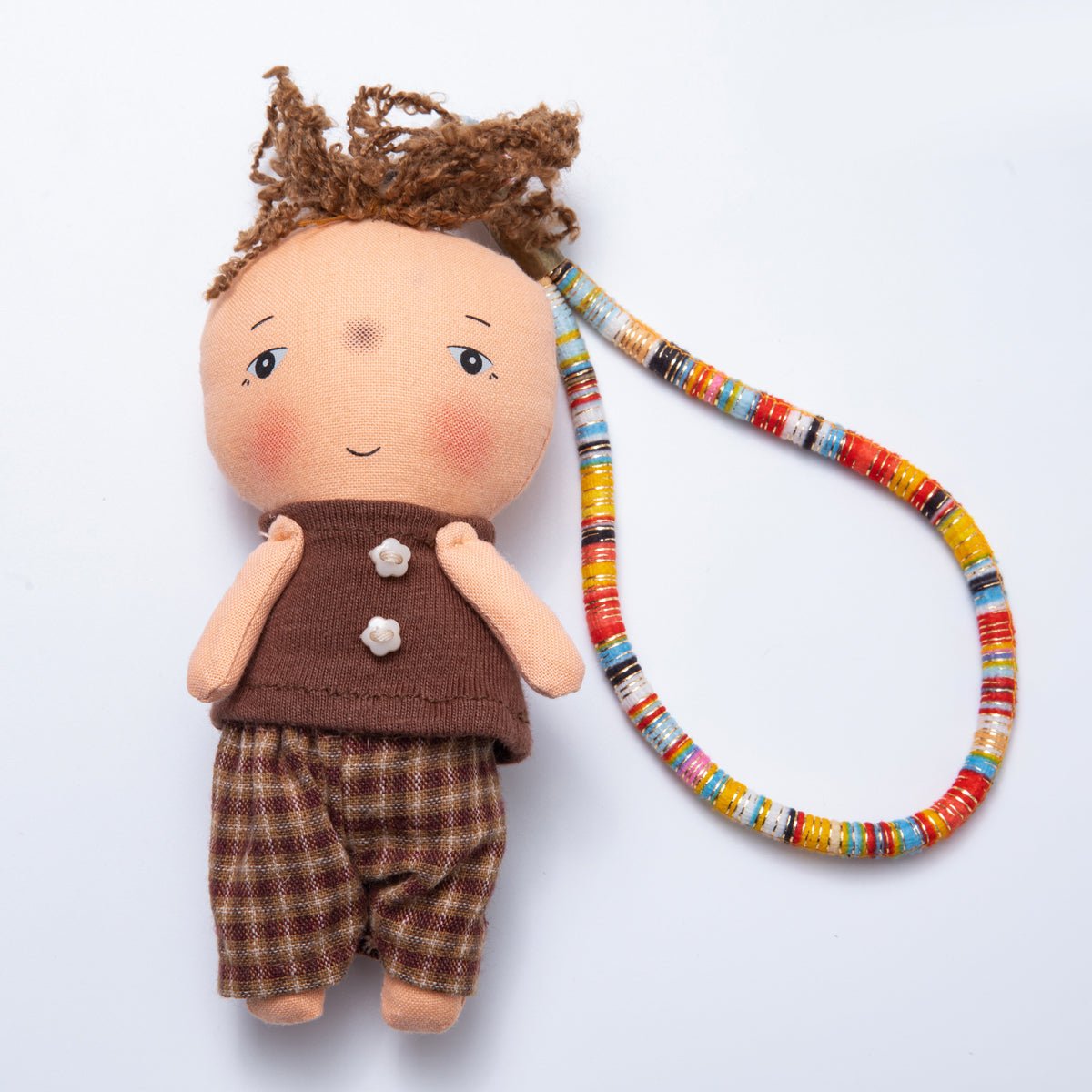 Cute Rag Doll Soul Mate Boy Girl Bag Charm Backpack Accessory Keychain WB - 00059 - DLUXCA