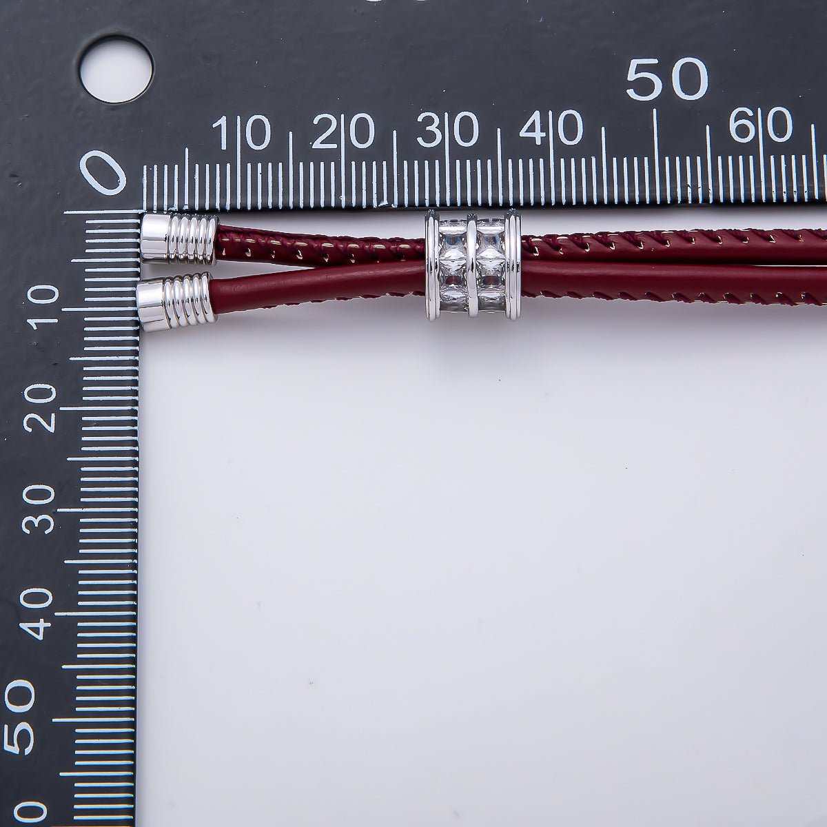 Dainty 5mm Leather Bolo Slide Adjustable 31 Inch Lariat Necklace | WA-04589 ~ WA-04591 - DLUXCA