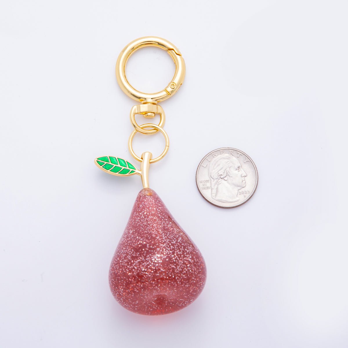Fruits Keychain accessories Water Apple Bag Charm Accessories WB - 00115 - DLUXCA